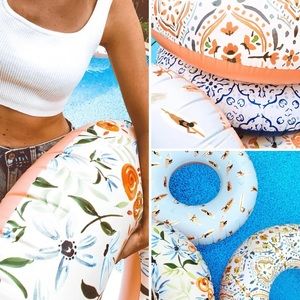 NEW Sabina Fenn x HOBBRY Peaceful Morocco Inflatable Pool Float